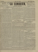Le Censeur : journal de Lyon, politique, industriel et littéraire, N°8641