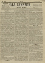 Le Censeur : journal de Lyon, politique, industriel et littéraire, N°4067