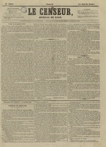 Le Censeur : journal de Lyon, politique, industriel et littéraire, N°4070