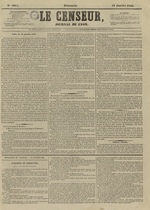 Le Censeur : journal de Lyon, politique, industriel et littéraire, N°4071