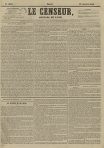 Le Censeur : journal de Lyon, politique, industriel et littéraire, N°4073