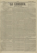 Le Censeur : journal de Lyon, politique, industriel et littéraire, N°4072