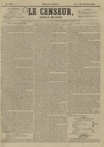 Le Censeur : journal de Lyon, politique, industriel et littéraire, N°4074