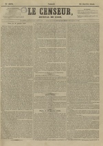 Le Censeur : journal de Lyon, politique, industriel et littéraire, N°4076