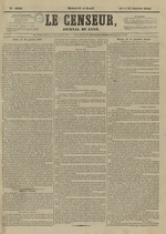 Le Censeur : journal de Lyon, politique, industriel et littéraire, N°4080