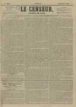 Le Censeur : journal de Lyon, politique, industriel et littéraire, N°4081