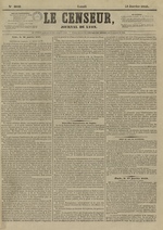 Le Censeur : journal de Lyon, politique, industriel et littéraire, N°4084