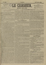 Le Censeur : journal de Lyon, politique, industriel et littéraire, N°4099