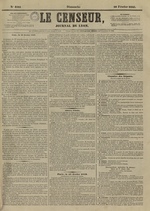 Le Censeur : journal de Lyon, politique, industriel et littéraire, N°4101