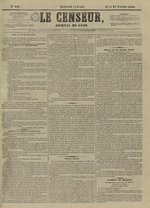 Le Censeur : journal de Lyon, politique, industriel et littéraire, N°4104