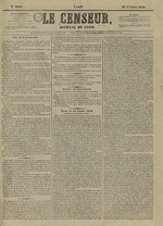 Le Censeur : journal de Lyon, politique, industriel et littéraire, N°4108