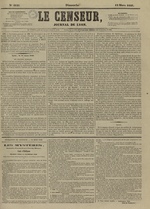 Le Censeur : journal de Lyon, politique, industriel et littéraire, N°4121