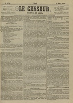 Le Censeur : journal de Lyon, politique, industriel et littéraire, N°4130