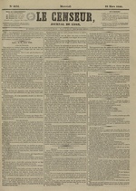 Le Censeur : journal de Lyon, politique, industriel et littéraire, N°4131