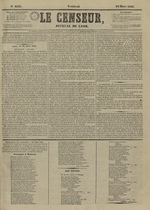 Le Censeur : journal de Lyon, politique, industriel et littéraire, N°4133