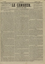 Le Censeur : journal de Lyon, politique, industriel et littéraire, N°4135