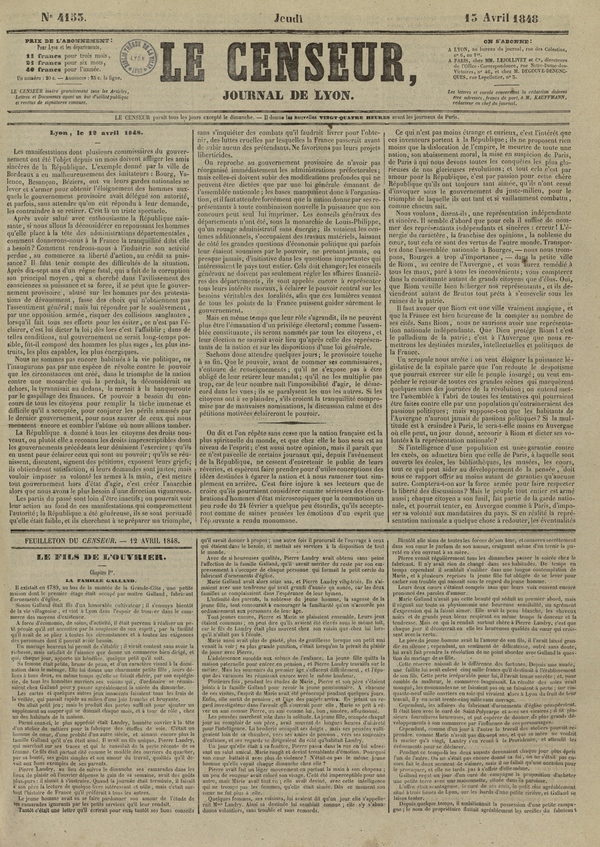 
						Affichage en mode lecture de la page
					