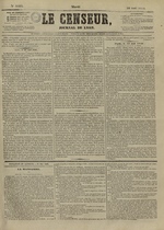 Le Censeur : journal de Lyon, politique, industriel et littéraire, N°4184