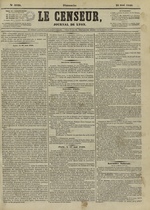 Le Censeur : journal de Lyon, politique, industriel et littéraire, N°4189