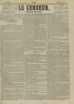 Le Censeur : journal de Lyon, politique, industriel et littéraire, N°4190