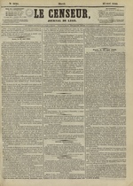 Le Censeur : journal de Lyon, politique, industriel et littéraire, N°4191
