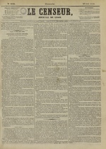 Le Censeur : journal de Lyon, politique, industriel et littéraire, N°4196