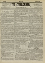 Le Censeur : journal de Lyon, politique, industriel et littéraire, N°4199