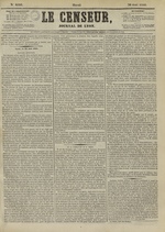 Le Censeur : journal de Lyon, politique, industriel et littéraire, N°4198