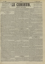 Le Censeur : journal de Lyon, politique, industriel et littéraire, N°4200
