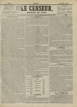 Le Censeur : journal de Lyon, politique, industriel et littéraire, N°4214