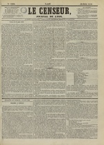 Le Censeur : journal de Lyon, politique, industriel et littéraire, N°4216