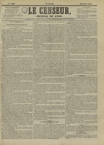 Le Censeur : journal de Lyon, politique, industriel et littéraire, N°4220
