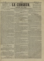 Le Censeur : journal de Lyon, politique, industriel et littéraire, N°4223