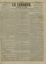 Le Censeur : journal de Lyon, politique, industriel et littéraire, N°4224