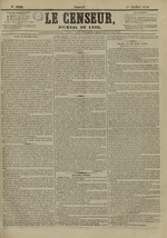 Le Censeur : journal de Lyon, politique, industriel et littéraire, N°4228