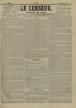 Le Censeur : journal de Lyon, politique, industriel et littéraire, N°4230