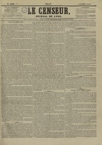 Le Censeur : journal de Lyon, politique, industriel et littéraire, N°4231