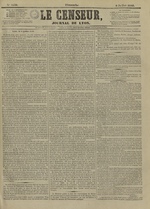 Le Censeur : journal de Lyon, politique, industriel et littéraire, N°4236, pp. 1