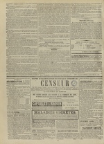 Le Censeur : journal de Lyon, politique, industriel et littéraire, N°4325, pp. 4