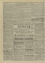 Le Censeur : journal de Lyon, politique, industriel et littéraire, N°4327, pp. 4