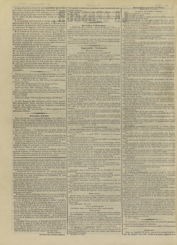 
						Affichage en mode lecture de la page
					