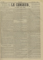 Le Censeur : journal de Lyon, politique, industriel et littéraire, N°4384