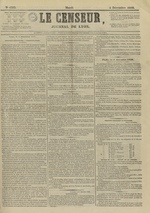 Le Censeur : journal de Lyon, politique, industriel et littéraire, N°4383