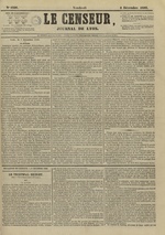 Le Censeur : journal de Lyon, politique, industriel et littéraire, N°4386