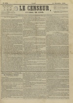 Le Censeur : journal de Lyon, politique, industriel et littéraire, N°4389