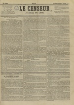 Le Censeur : journal de Lyon, politique, industriel et littéraire, N°4390