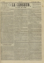 Le Censeur : journal de Lyon, politique, industriel et littéraire, N°4391