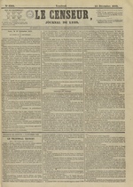 Le Censeur : journal de Lyon, politique, industriel et littéraire, N°4393
