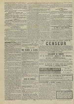 Le Censeur : journal de Lyon, politique, industriel et littéraire, N°4406, pp. 4