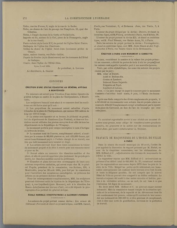 
						Affichage en mode lecture de la page
					